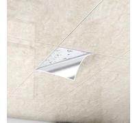Self-Adhesive PVC Ceiling Tiles, Waterproof Peel and Stick Panels for DIY Home and Bathroom Ceiling Upgrade（10pcs C）