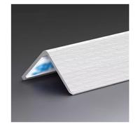 Self-Adhesive PVC Corner Protection Profile 40x40mm | Anti-Collision Edge Trim Strips | Wall Corner Shielding for High Edge Protection | Durable Corner Guard