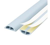 Self Adhesive PVC Floor Cable Cover 100cm Length ap Closure Non Slip Design Ideal for Office Home & Public Spaces (Blue 9x2.5cm/3.5x1in)