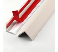 Self-Adhesive PVC Floor Transition Strip - 4 FT Laminate & Carpet Threshold Divider for Floor Gaps, for Tile and Laminate Flooring (1.1in Width)(Milk Coffee,2.8cm/1.1in)