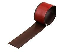 Self Adhesive PVC Floor Transition Strips, 1-20m Laminate Flooring Divider Strip Edge Trim for Joining Floor Gaps(Brown,4cmx12m(39.4ft))