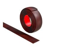 Self-Adhesive PVC Flooring Edge Trim, Bridging Strip for Seamless Transition Between Wood Flooring and Tiles, Concealed Seam Strip(Red,4cm)