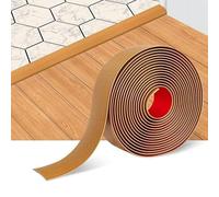 Self-Adhesive PVC Flooring Edge Trim, Bridging Strip for Seamless Transition Between Wood Flooring and Tiles, Concealed Seam Strip(Yellow,4cm)