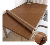 Self-Adhesive PVC Table Protector - Waterproof Wood Grain Tablecloth & Desk Mat for Kitchen, Dining, Office - Easy Peel, Durable Fur Guard (Wählen 9, 120x300cm)