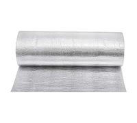 Self-adhesive Radiator Insulation Foil Double Aluminium Bubble Foil Insulation for Multiple DIY Applications Loft, Attic, Garage, Shed, Hutch, Kennel, Campervan, Greenhouse(1mx5m)