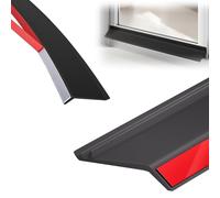 Self-Adhesive Rain Barrier Strip for Weatherproof Rubber Seal Outdoor Window Rain Guard 2m (6.6ft) x 5.5cm Protection Against Water Backflow