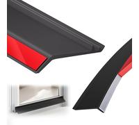 Self-Adhesive Rain Diverter for & Doors Flexible Waterproof Rubber Seal 8.2ft Drip Guard for Effective Rain Protection 5.5cm Wide Weatherproof Barrier
