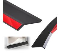 Self-Adhesive Rain Diverter for & Doors Waterproof Flexible Rubber Seal 16.4ft Drip Guard for Rain Protection Weatherproof Window Sill Barrier (4.5cm)
