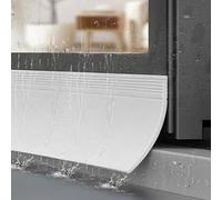 Self-Adhesive Rain Drip Guard, Rain Deflectors for Exterior Windows, Drip Edge Flashing for Prevent Rainwater from Seeping Through Gaps, Over Door and Window Drip Cap Rain Deflector (White,7cm×1m)