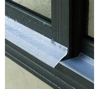 Self-Adhesive Rain Drip Guard, Rubber Rain Edge Diverter, Wear-Resistant Rain Deflector, Stop Rainwater Backflow, Water Barrier Strip for Doors and Windows(1m/3.2ft)