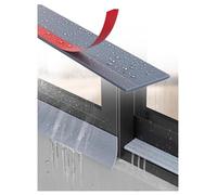 Self-Adhesive Rain Drip Guard,Window Rain Deflector,Rubber Seal Strip for Rain Prevention,Prevent Rainwater Backflow for Doors and Windows(W11cm/4.33in)
