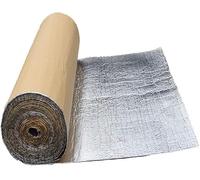 Self-Adhesive Reflective Aluminum Foam Insulation Roll - Energy-Saving Heat Reflective Foil for Floors & Roofs Radiator Insulation (1x10m) - Warm Up Your Space!