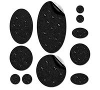 aZengear Repair Patches - Waterproof, Self-Adhesive, Tear-Cold-Heat-Resistant Polyester Fabric to Fix Down Jacket, Puffer, Snowsuit, Shoe, Tent, PVC, Clothing, Upholstery (Black)