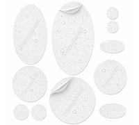 aZengear Repair Patches Waterproof, Self-Adhesive, Tear-Cold-Heat-Resistant Polyester Fabric to Fix Down Jacket, Puffer, Snowsuit, Shoe, Tent, PVC, Clothing, Upholstery (11 Pcs, Clear)