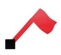 Self-Adhesive Replacement Signal Signal Flag Kit - Red Mailbox Flag Weatherproof Stick on Mailbox Alarm, Rust-Resistant External Drive for Mail Pickup on Wood Metal Surfaces Home Use