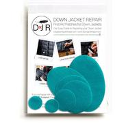 Self-Adhesive Ripstop Nylon Repair Patch Kit - 30-Second Fix for Tents, Jackets, Sleeping Bags, Backpacks & Beach Gear - Festival, Camping & Vanlife Essential - 7 Pre-Cut Patches (Sea Green)