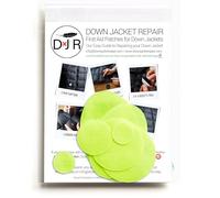 Self-Adhesive Ripstop Nylon Repair Patch Kit - 30-Second Fix for Tents, Jackets, Sleeping Bags, Backpacks & Beach Gear - Festival, Camping & Vanlife Essential - 7 Pre-Cut Patches (Fluro Yellow)