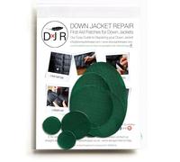 Self-Adhesive Ripstop Nylon Repair Patch Kit - 30-Second Fix for Tents, Jackets, Sleeping Bags, Backpacks & Beach Gear - Festival, Camping & Vanlife Essential - 7 Pre-Cut Patches (Bottle Green)