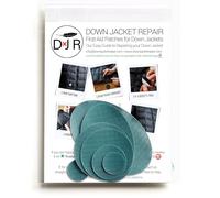 Self-Adhesive Ripstop Nylon Repair Patch Kit - 30-Second Fix for Tents, Jackets, Sleeping Bags, Backpacks & Beach Gear - Festival, Camping & Vanlife Essential - 7 Pre-Cut Patches (Light Grey)