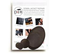 Self-Adhesive Ripstop Nylon Repair Patch Kit - 30-Second Fix for Tents, Jackets, Sleeping Bags, Backpacks & Beach Gear - Festival, Camping & Vanlife Essential - 7 Pre-Cut Patches (Dark Brown)