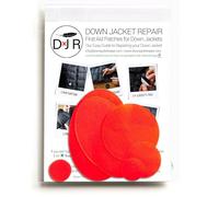 Self-Adhesive Ripstop Nylon Repair Patch Kit - 30-Second Fix for Tents, Jackets, Sleeping Bags, Backpacks & Beach Gear - Festival, Camping & Vanlife Essential - 7 Pre-Cut Patches (Fluro Orange)