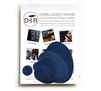 Self-Adhesive Ripstop Nylon Repair Patch Kit - 30-Second Fix for Tents, Jackets, Sleeping Bags, Backpacks & Beach Gear - Festival, Camping & Vanlife Essential - 7 Pre-Cut Patches (Dark Blue)
