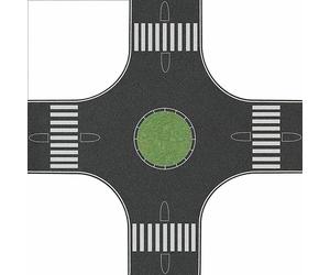 Self Adhesive Roundabout 160 x 160mm for 40mm wide road N Gauge Busch 1102