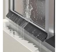 Self Adhesive Rubber Rain Deflector, Self Adhesive Rubber Weather Strip 135 Degree Angle for Window and Car Multiple Sizes(Width -5.5cm,150cm)