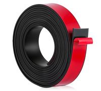 Self Adhesive Rubber Strip, 20mm(W) x 2mm(T) x 300cm(L) Rubber Sealing Strip Solid Neoprene Sealing Roll for DIY, Washers, Crafts, Pads, Flooring Protection, Supports, Leveling, Weather Seal