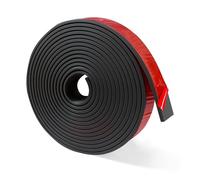 Self-Adhesive Rubber Strips, 20 mm x 3 mm x 3.2 m, Non-Slip Rubber Tape, Black, Neoprene Rubber Pad for DIY Seals, Flooring, Protection, Buffering, Anti Vibration & Non-Slip