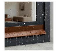 Self-Adhesive Rubber Weather Strip for Doors &, 3.5cm x 6m, Brown - Effective Rain & Draft Sealant, Noise Reduct & Energy Saving Solut for Home & Shower