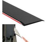 Self-Adhesive Rubber Weather Stripping - 2m (6.6ft) Door & Window Seal Strip, Flexible Draft Stopper & Rain Deflector for Gaps, Easy Installation, Durable Waterproof Protection