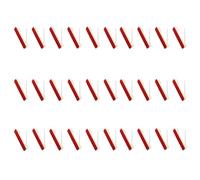 Self-Adhesive Safety Pins, 30Pcs Plastic Bar Pins Flat Back Pins Name Tags ID Badge Hooks White Adhesive Pins Safety Pins Brooch for Crafting DIY Working Sewing Clothes Exhibition(1.45inch*0.19inch)