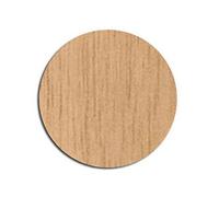 Self Adhesive Screw Cap Cover- 14mm OAK, pack of 52