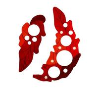Self Adhesive Shape Guitar Guard Acoustics Guitar Pickguards Grape Leaf Sound Hole Covers Sticker Plate Musical Instrument Accessorys