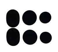Self-Adhesive Shoe Heel Repair Patch - 6 Pack Sneaker Hole Fixer, Ultra-Thin Heel Protector Pads, Durable Boot Insert Tape, Microfiber Footwear Hole Prevention Kit, Travel Shoe Care | For Sneakers