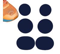 Self Adhesive Shoe Patches, Six Piece Pack, Toeburst Prevention Heel Stickers, Protective Inside Shoe Pads, Durable Sneaker Mesh Sports Accessory, Tennis Work Hiking Casual Footwear Repair Indoor