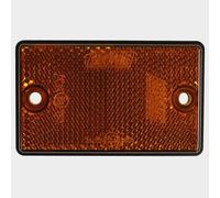 Self Adhesive Side Amber Reflector, Orange One Size