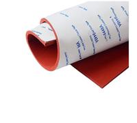 Self-adhesive Silicone Rubber Foam Sheet Red Soft Sponge Mat High Temperature Resist seal Pad Thick 1mm-5mm(500x500x3mm)