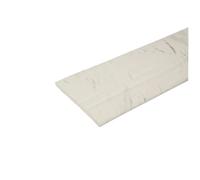 Self Adhesive Skirting Board Bedroom Living Room Three-Dimensional Corner Line Soft Wall Sticker Waterproof Waistline(S - Jazz White 3.0M)