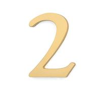 Self-Adhesive Solid Brass Numbers Door Sign 0-9 Alphabet Letters ABCDEF, Home Outdoor Address Plates, Anti-Rust, Easy Installation