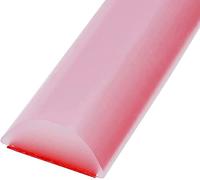 Self-Adhesive Splash Protection Strip Shower, Walk-in Shower Floor Water Barrier, Shower Water Stop for Wet and Dry Separation, Shower Threshold Water Damm for Bathroom and Kitchen (Transparent, 100