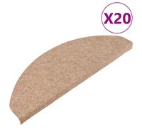 Self-adhesive Stair Mats Carpet Stair Treads Stair Step Protector Rug vidaXL