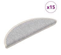 Self-adhesive Stair Mats Stair Treads Protector Rug Sisal-Look 15 pcs vidaXL