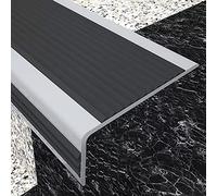 Self Adhesive Stair Nose, Non-Slip PVC Commercial Rubber Stair Nosing for Enhanced Safety in Preschools, Hospitals, Senior Housing