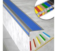 Self-Adhesive Stair Step Transition Strip,Non-Slip Step Edge Protector,Flexible Rubber Stair Edge Protector,indoor stair nosing Guard Strip,Safety Corner Edge Guard Strip,Fire retardant waterproof. (