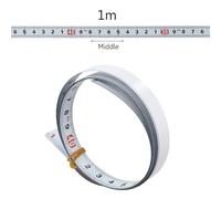Self Adhesive Steel Tape Measure Ruler 13mm Wide for Woodworking Tools, Compatible with Miter Saw T-Track, Table Saw, Router Table, Band Saw, Workbenches, Countertops (1/2/3/5M)