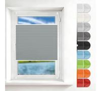 Self Adhesive Stick on Blinds Paper Blinds 65 x 220 cm Light Filtering Privacy Protection, Quick Fix Light Filtering Shade Blind Shade for Windows Doors, Light Grey