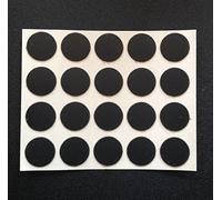 Self Adhesive Stick on Screw Hole Cap Covers 13mm Black