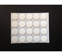 Self Adhesive Stick on Screw Hole Cap/Covers 13mm - Various Colours (White)